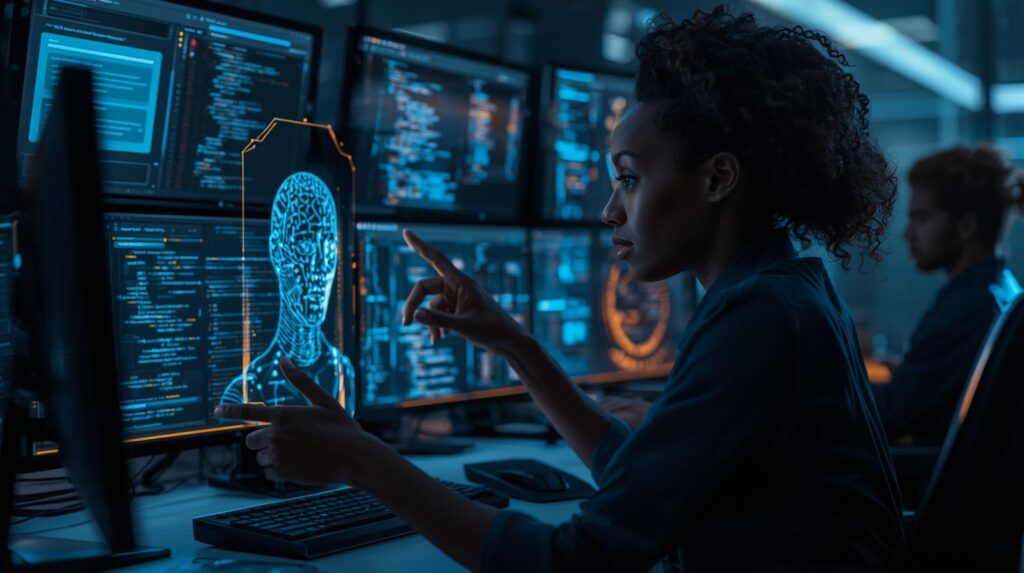 AI developer illustration